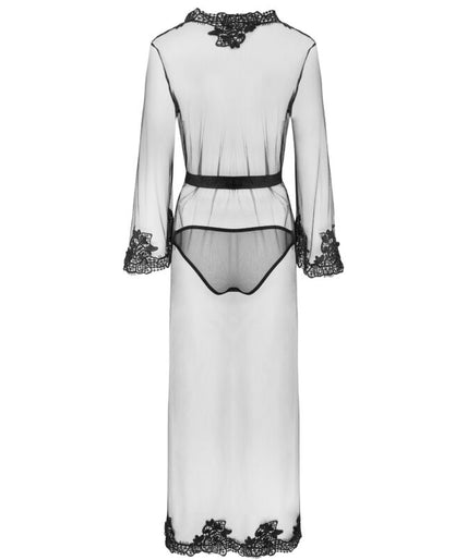 LIVCO CORSETTI FASHION - NOKINA LC XG055 DRESSIN G GOWN + PANTY BLACK ONE SIZE LIVCO CORSETTI FASHION - NOKINA LC XG055 DRESSIN G GOWN + PANTY BLACK ONE SIZE