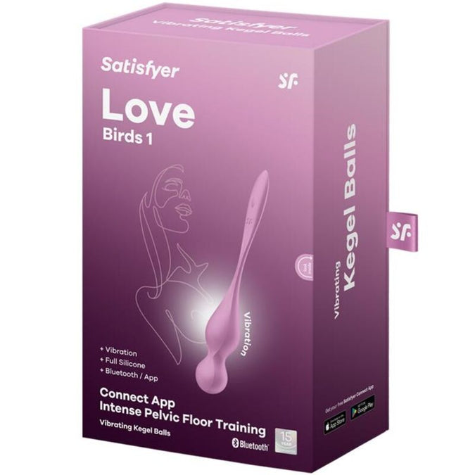 SATISFYER - LOVE BIRDS TRILLENDE KEGEL BALLEN ROZE