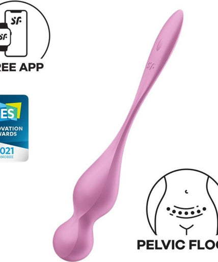 SATISFYER - LOVE BIRDS VIBRATING KEGEL BALLS PINK SATISFYER - LOVE BIRDS VIBRATING KEGEL BALLS PINK