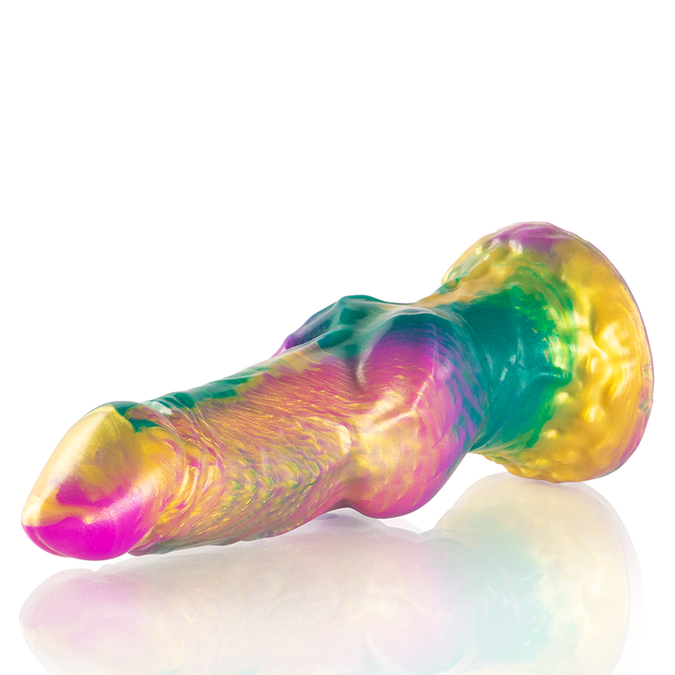 EPIC - IRIS DILDO MET REGENBOOGTEELBALEN VAN GENOT