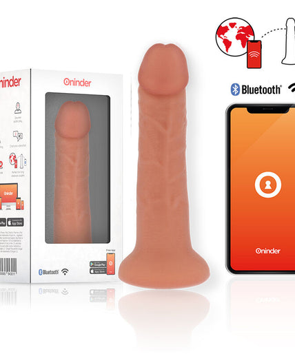 ONINDER - LARGE BOGOTÁ VIBRATOR DILDO 9 SPEEDS NATURAL 22 CM -O- 4.5 CM - FREE APP ONINDER - LARGE BOGOTÁ VIBRATOR DILDO 9 SPEEDS NATURAL 22 CM -O- 4.5 CM - FREE APP