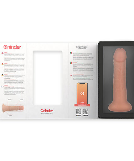 ONINDER - LARGE BOGOTÁ VIBRATOR DILDO 9 SPEEDS NATURAL 22 CM -O- 4.5 CM - FREE APP ONINDER - LARGE BOGOTÁ VIBRATOR DILDO 9 SPEEDS NATURAL 22 CM -O- 4.5 CM - FREE APP