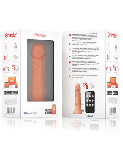 ONINDER - LARGE BOGOTÁ VIBRATOR DILDO 9 SPEEDS NATURAL 22 CM -O- 4.5 CM - FREE APP ONINDER - LARGE BOGOTÁ VIBRATOR DILDO 9 SPEEDS NATURAL 22 CM -O- 4.5 CM - FREE APP
