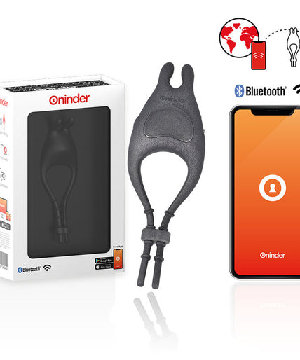 ONINDER - PAMPA RECHARGEABLE ADJUSTABLE VIBRATOR RING WITH CLITORIS STIMULATOR 10 SPEED - FREE APP ONINDER - PAMPA RECHARGEABLE ADJUSTABLE VIBRATOR RING WITH CLITORIS STIMULATOR 10 SPEED - FREE APP