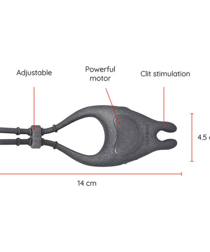 ONINDER - PAMPA RECHARGEABLE ADJUSTABLE VIBRATOR RING WITH CLITORIS STIMULATOR 10 SPEED - FREE APP ONINDER - PAMPA RECHARGEABLE ADJUSTABLE VIBRATOR RING WITH CLITORIS STIMULATOR 10 SPEED - FREE APP