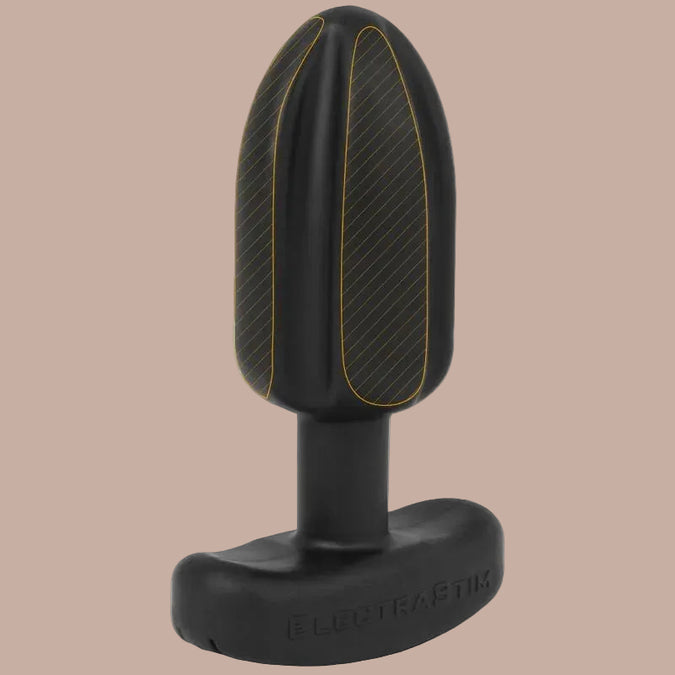 ElectraStim – Tartarus Anale Plug Quadripolair Siliconen Zwart