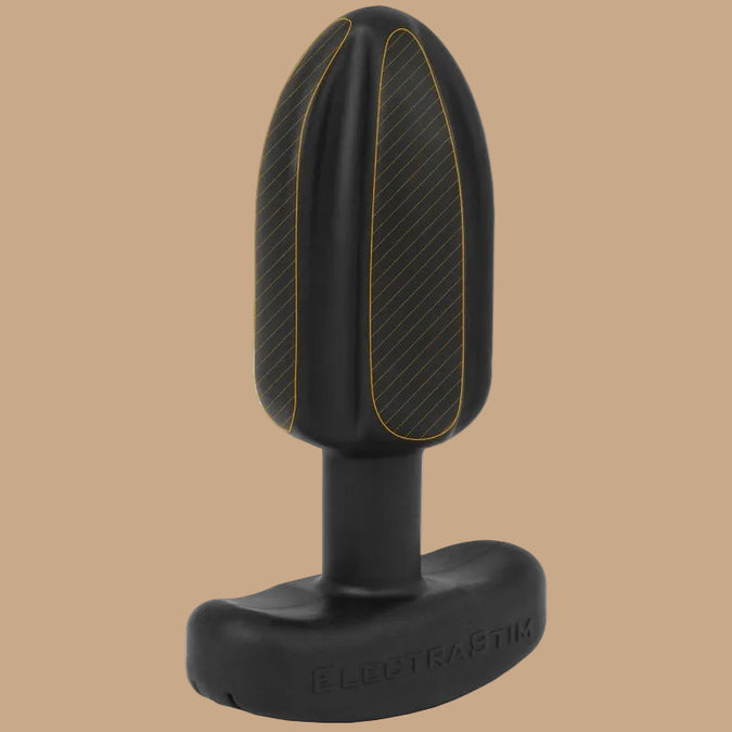 ELECTRASTIM - TARTARUS ANALE PLUG VIERPOLIGE SILICONEN ZWART