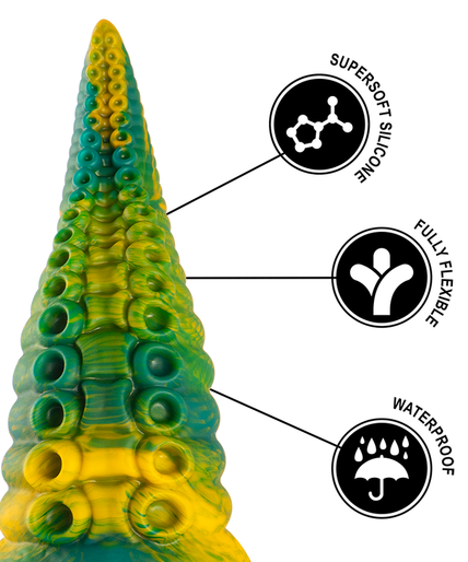 EPIC - CETUS GREEN TENTACLE DILDO LARGE SIZE EPIC - CETUS GREEN TENTACLE DILDO LARGE SIZE