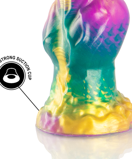 EPIC - IRIS DILDO WITH RAINBOW TESTICLES OF PLEASURE EPIC - IRIS DILDO WITH RAINBOW TESTICLES OF PLEASURE