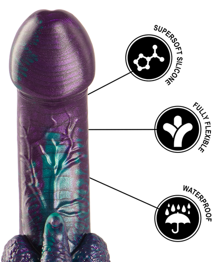 EPIC - BASILISK DILDO DOUBLE SCALY PLEASURE SMALL SIZE EPIC - BASILISK DILDO DOUBLE SCALY PLEASURE SMALL SIZE