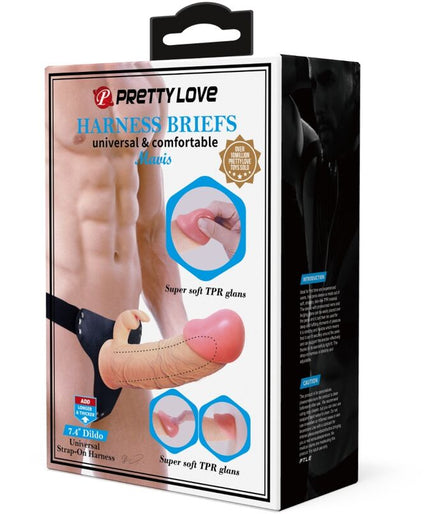 PRETTY LOVE - MAVIS HARNESS UNIVERSAL BRIEFS WITH DILDO 19 CM NATURAL PRETTY LOVE - MAVIS HARNESS UNIVERSAL BRIEFS WITH DILDO 19 CM NATURAL