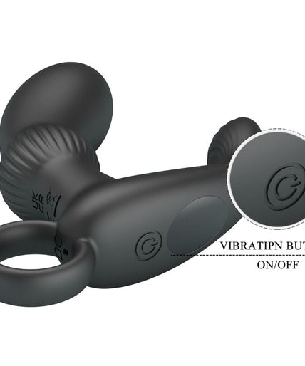 Pleasurements – Pretty Love – Cayla Prostate Vibrator With Remote Control – Black Pleasurements – Pretty Love – Cayla Prostate Vibrator With Remote Control – Black