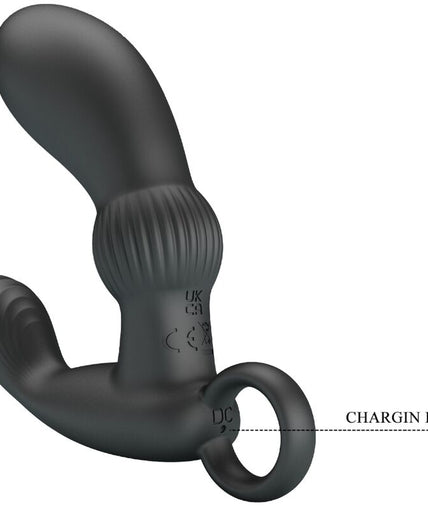 Pleasurements – Pretty Love – Cayla Prostate Vibrator With Remote Control – Black Pleasurements – Pretty Love – Cayla Prostate Vibrator With Remote Control – Black