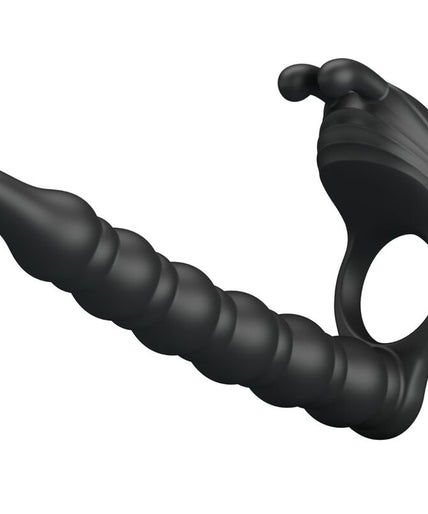 PRETTY LOVE - BLACKNEY PENISRING MET ZWARTE VIBRATORPLUG PRETTY LOVE - BLACKNEY PENISRING MET ZWARTE VIBRATORPLUG