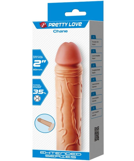 PRETTY LOVE - CHANE PENIS EXTENDER COVER FLESH PRETTY LOVE - CHANE PENIS EXTENDER COVER FLESH