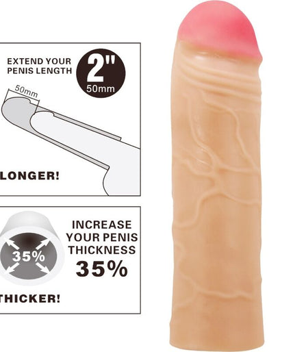 PRETTY LOVE - CHANE PENIS EXTENDER COVER FLESH PRETTY LOVE - CHANE PENIS EXTENDER COVER FLESH