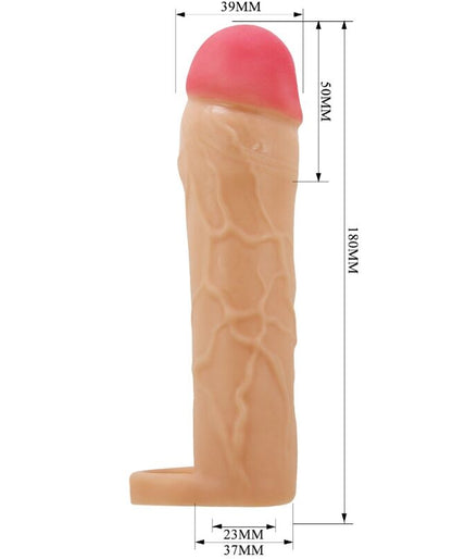 PRETTY LOVE - CHANE PENIS EXTENDER COVER FLESH PRETTY LOVE - CHANE PENIS EXTENDER COVER FLESH