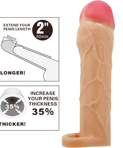 PRETTY LOVE - CHANE PENIS EXTENDER COVER FLESH PRETTY LOVE - CHANE PENIS EXTENDER COVER FLESH