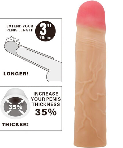 PRETTY LOVE - KYLIAN PENIS EXTENDER COVER FLESH PRETTY LOVE - KYLIAN PENIS EXTENDER COVER FLESH