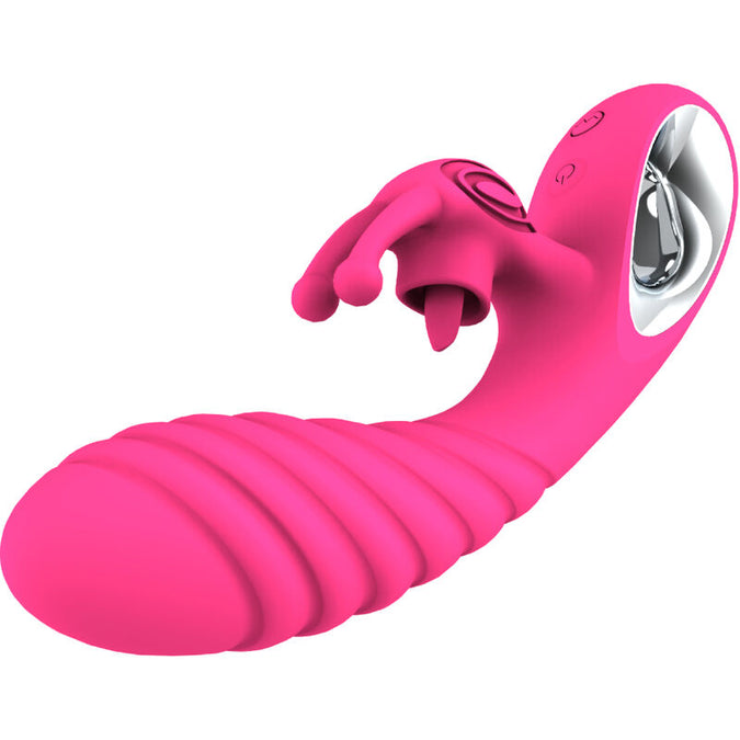 Armony – Vicky Rabbit Vibrator mit Fuchsia Zugring Zunge