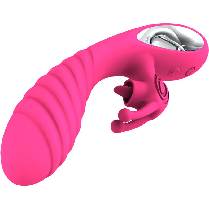 Armony – Vicky Rabbit Vibrator mit Fuchsia Zugring Zunge
