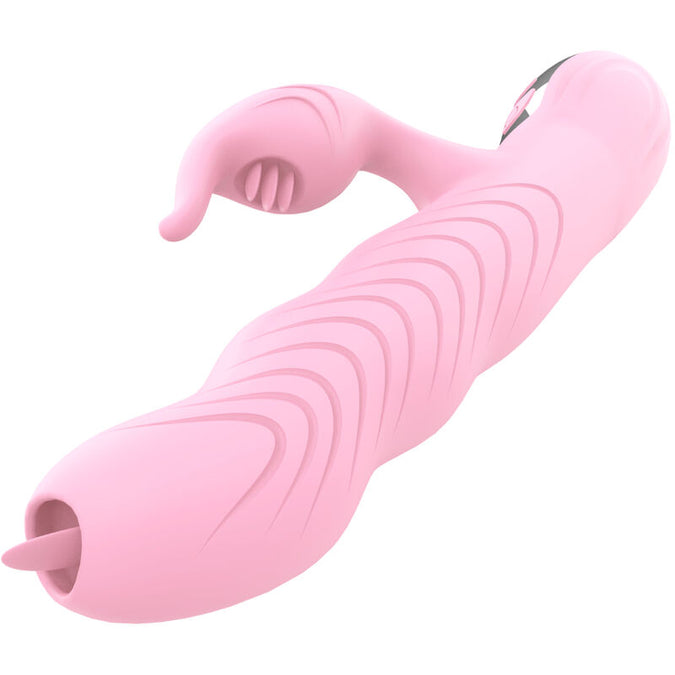 Armony – Marcia Vibrator & Stotende Dubbele Tong Met Warmte-effect Roze