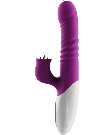 ARMONY - DOUBLE TONGUE VIBRATOR & THRUSTING VIOLET HEAT EFFECT ARMONY - DOUBLE TONGUE VIBRATOR & THRUSTING VIOLET HEAT EFFECT