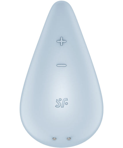 SATISFYER - DEW DROP VIBRATOR LAY-ON BLUE SATISFYER - DEW DROP VIBRATOR LAY-ON BLUE