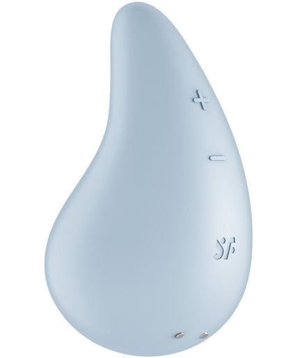 SATISFYER - DEW DROP VIBRATOR LAY-ON BLUE SATISFYER - DEW DROP VIBRATOR LAY-ON BLUE