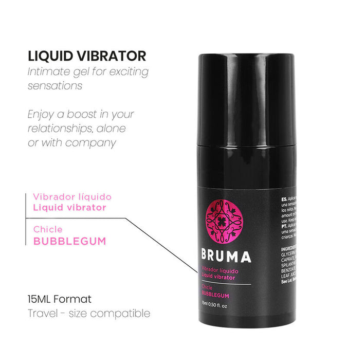 BRUMA - LIQUID VIBRATOR ULTRA GLIJDEND BUBBELGUM 15 ML