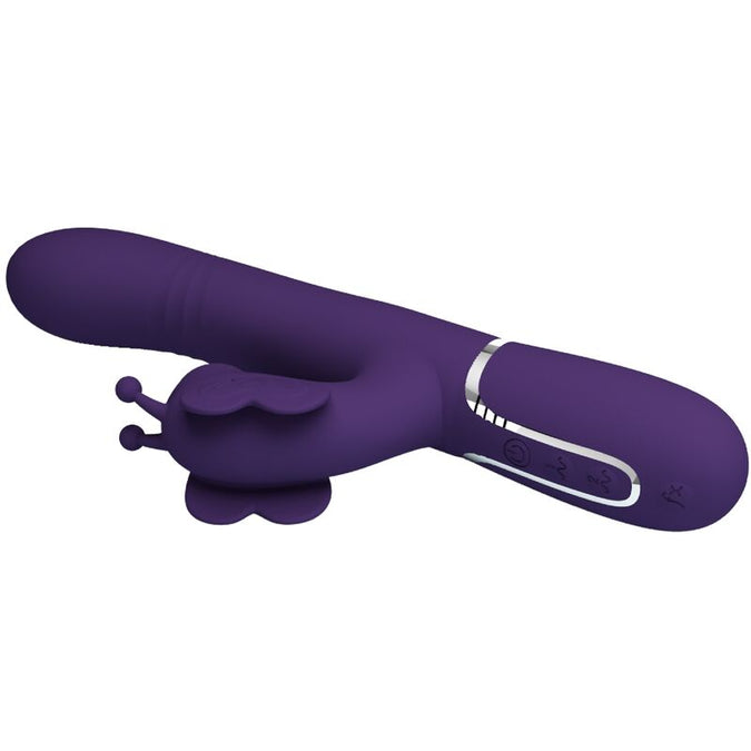 PRETTY LOVE - MULTIFUNCTIONELE KONIJN VIBRATOR 4 IN 1 VLINDER PAARS