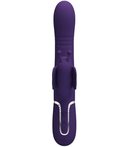 PRETTY LOVE - MULTIFUNCTION RABBIT VIBRATOR 4 IN 1 BUTTERFLY PURPLE PRETTY LOVE - MULTIFUNCTION RABBIT VIBRATOR 4 IN 1 BUTTERFLY PURPLE