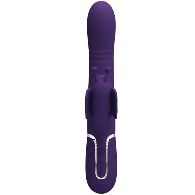 PRETTY LOVE - MULTIFUNCTIONELE KONIJN VIBRATOR 4 IN 1 VLINDER PAARS