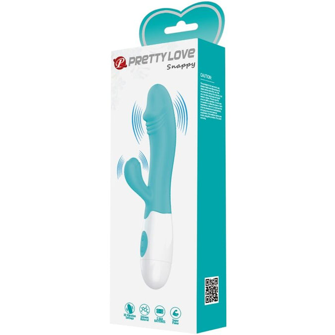 PRETTY LOVE - SNAPPY G-SPOT VIBRATOR AQUA GROEN
