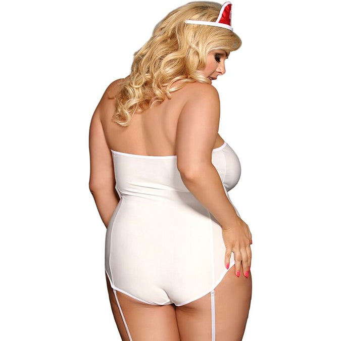 SUBBLIME - SEXY VERPLEEGSTER KOSTUUM MET TEDDY L/XL