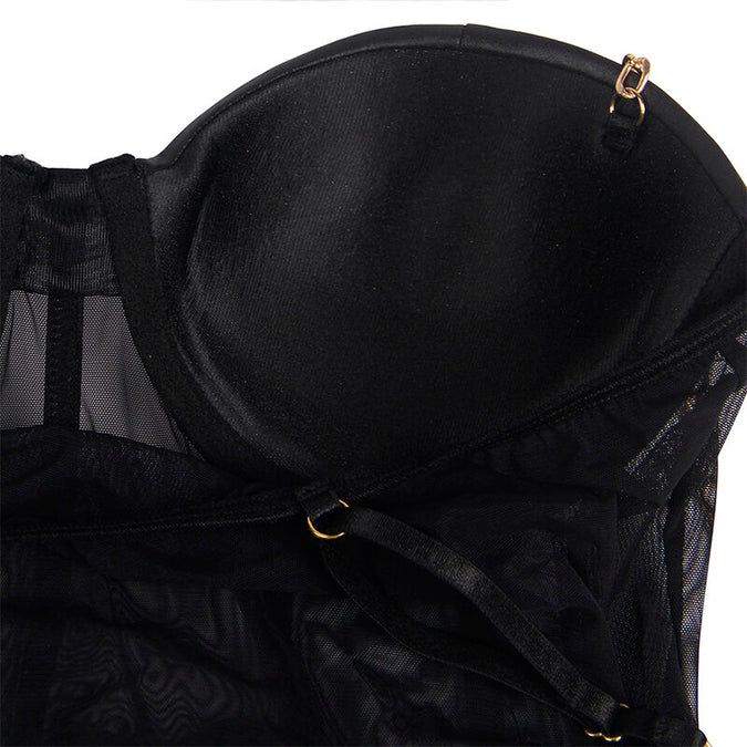SUBBLIME - ZWARTE KETTING JARRETEL BODY S/M