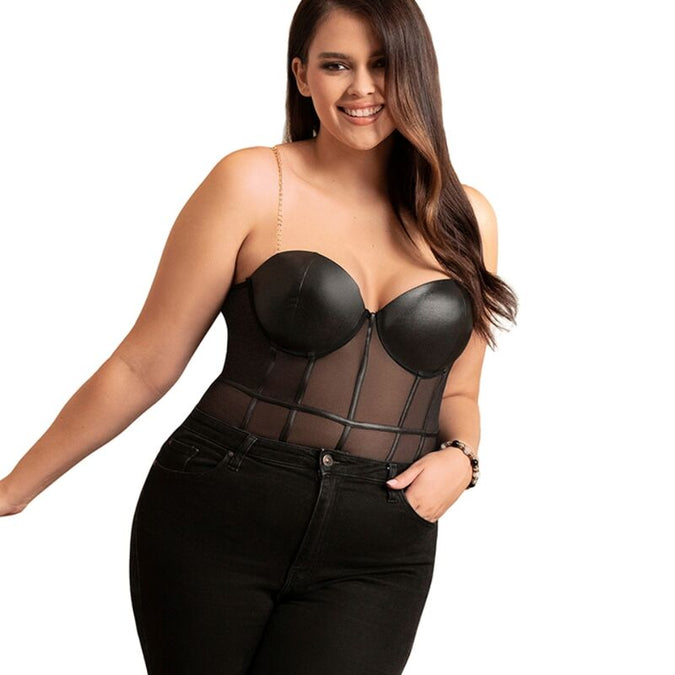 SUBBLIME - ZWARTE KETTING JARRETEL BODY L/XL
