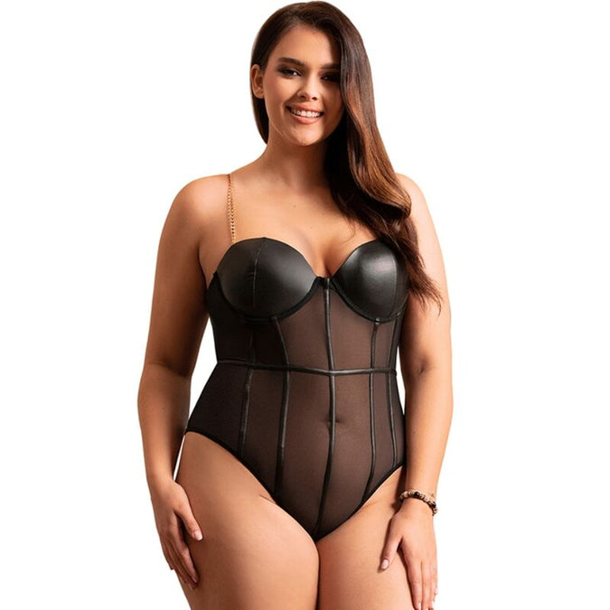 SUBBLIME - ZWARTE KETTING JARRETEL BODY L/XL