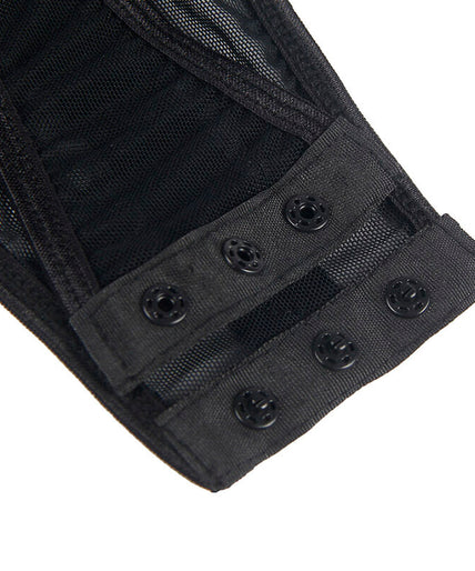 SUBBLIME - TEDDY MET JARRETELBANDJE DETAIL BORST ZWART L/XL SUBBLIME - TEDDY MET JARRETELBANDJE DETAIL BORST ZWART L/XL