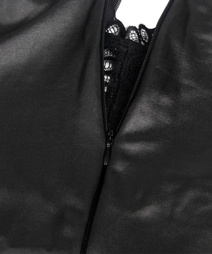 SUBBLIME - SEXY LEATHER DRESS S/M SUBBLIME - SEXY LEATHER DRESS S/M