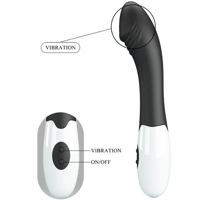 PRETTY LOVE - ELEMENTAL G-SPOT VIBRATOR 30 STANDEN ZWART