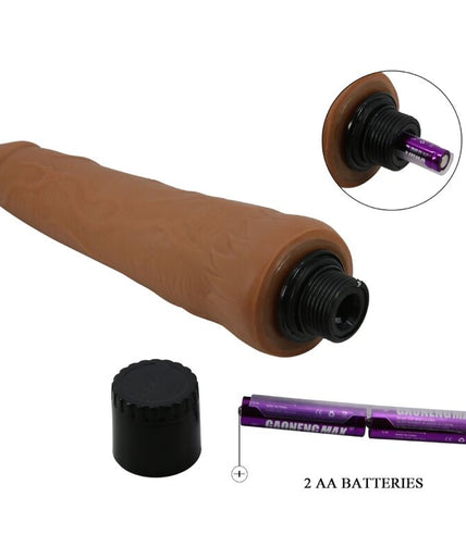 PRETTY LOVE - ALFREDO REALISTIC VIBRATOR 21.5 CM -O- 4 CM PRETTY LOVE - ALFREDO REALISTIC VIBRATOR 21.5 CM -O- 4 CM