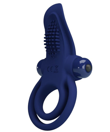 PRETTY LOVE - BRONSON DOUBLE RING WITH VIBRATION BLUE PRETTY LOVE - BRONSON DOUBLE RING WITH VIBRATION BLUE