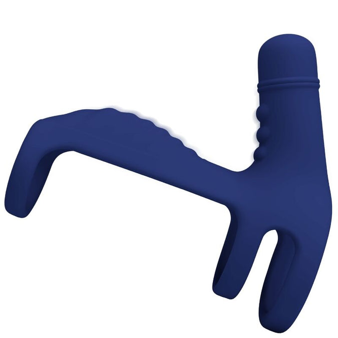 Pretty Love – Elish Vibrating Ring With Extension Blue