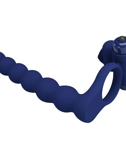 PRETTY LOVE - AJMAL VIBRATING RING WITH PLUG BLUE PRETTY LOVE - AJMAL VIBRATING RING WITH PLUG BLUE