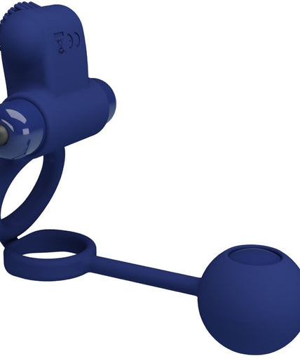 PRETTY LOVE - REMINGTON DOUBLE VIBRATING RING WITH PLUG BLUE PRETTY LOVE - REMINGTON DOUBLE VIBRATING RING WITH PLUG BLUE