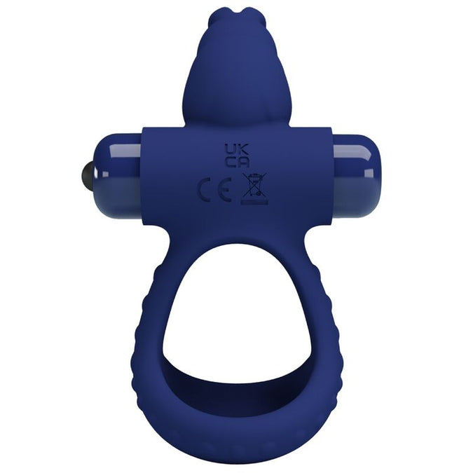 PRETTY LOVE - LUCHITO DUBBELE TRILLING RING KONIJN BLAUW