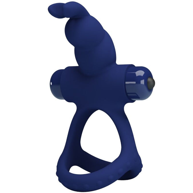 PRETTY LOVE - LUCHITO DUBBELE TRILLING RING KONIJN BLAUW