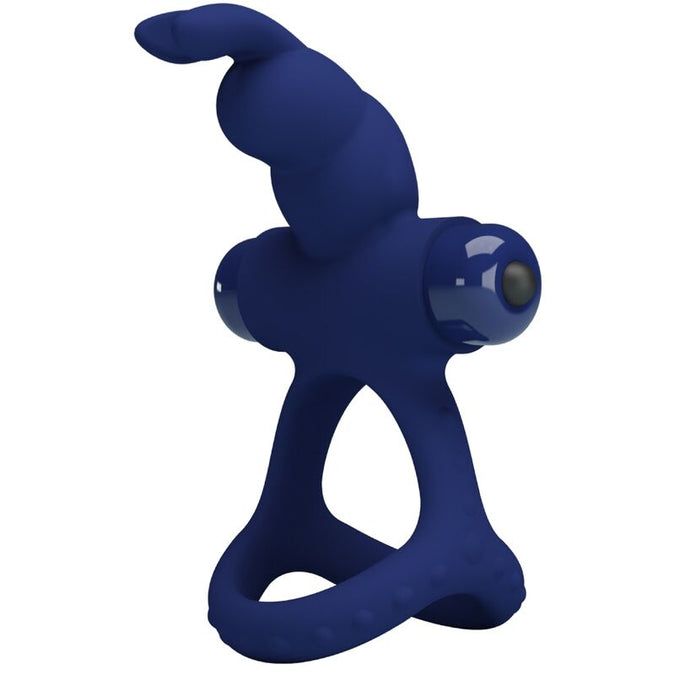 PRETTY LOVE - LUCHITO DUBBELE TRILLING RING KONIJN BLAUW