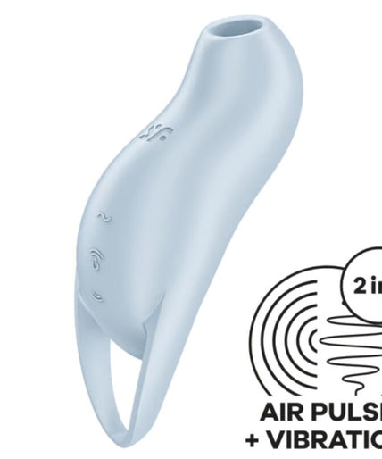 SATISFYER - POCKET PRO 1 CLITORIS STIMULATOR LIGHT BLUE SATISFYER - POCKET PRO 1 CLITORIS STIMULATOR LIGHT BLUE
